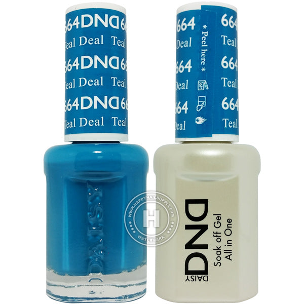 DND Gel & Lacquer – 664 Teal Deal