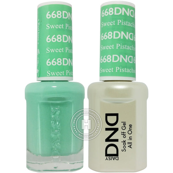 DND Gel & Lacquer – 668 Sweet Pistachio