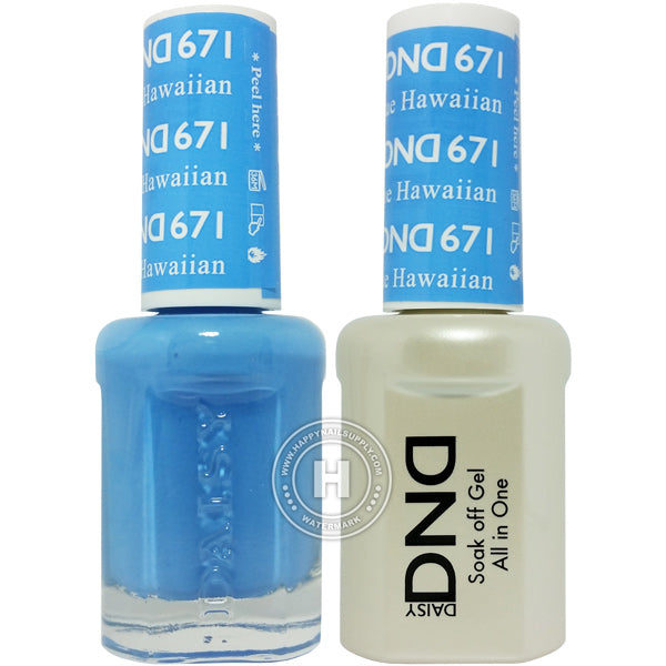 DND Gel & Lacquer – 671 Blue Hawaiian
