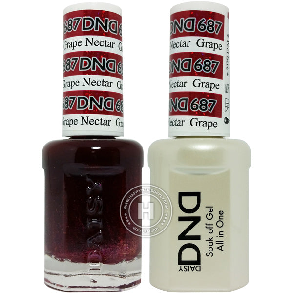 DND Gel & Lacquer – 687 Grape Nectar