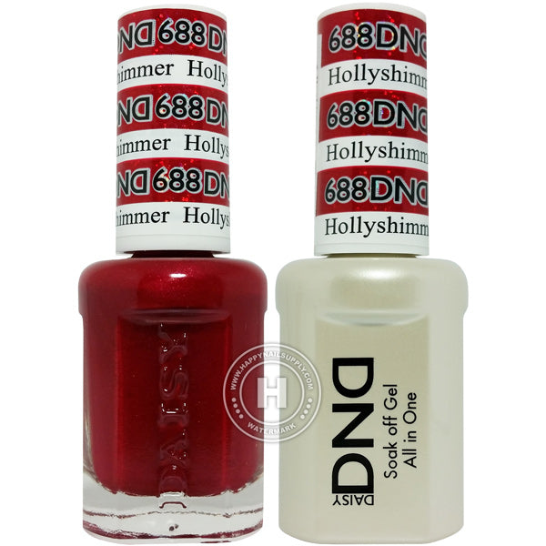 DND Gel & Lacquer – 688 Hollyshimmer