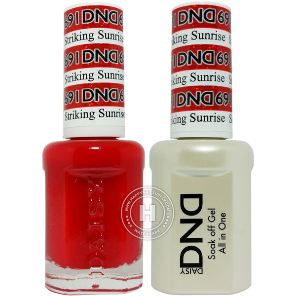 DND Gel & Lacquer – 691 Striking Sunrise