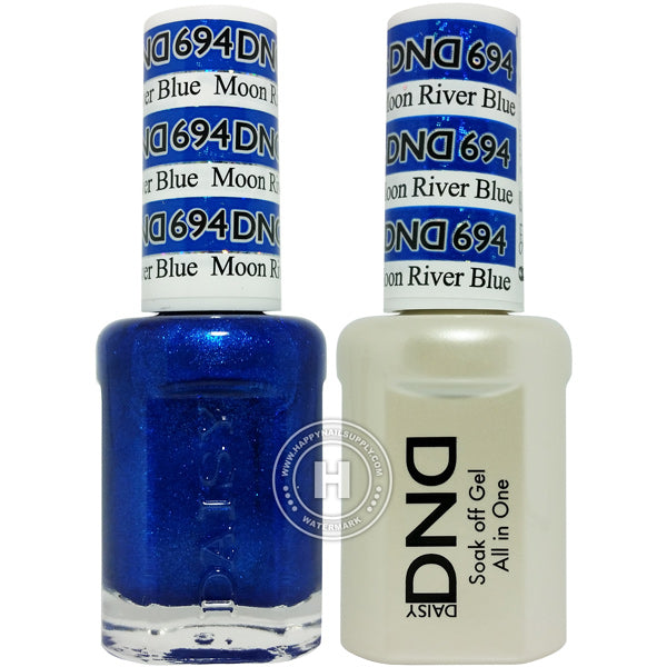 DND Gel & Lacquer – 694 Moon River Blue
