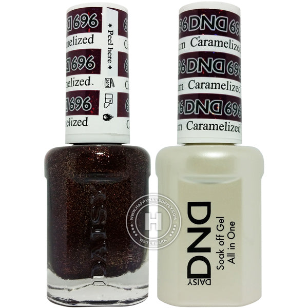 DND Gel & Lacquer – 696 Caramelized Plum