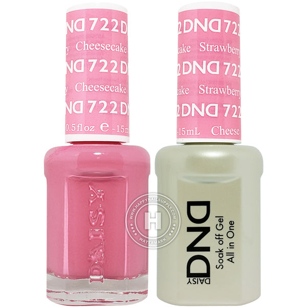 DND Gel & Lacquer – 722 Strawberry Cheesecake