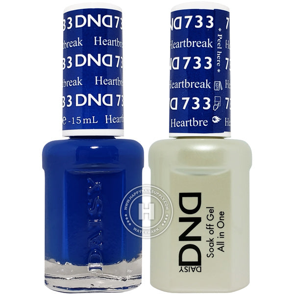DND Gel & Lacquer – 733 Heartbreak