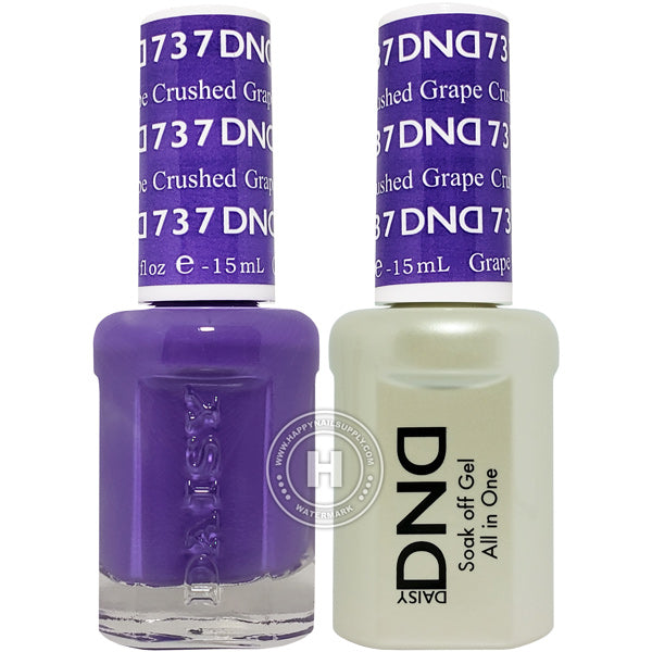 DND Gel & Lacquer – 737 Crushed Grape