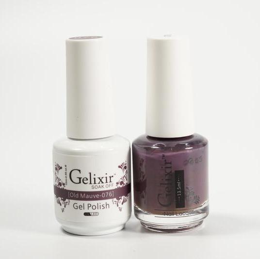 GELIXIR Duo Gel & Matching Polish -Old Mauve GL076