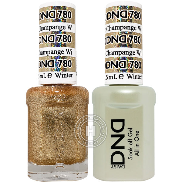 DND Gel & Lacquer – 780 Champagne Winter