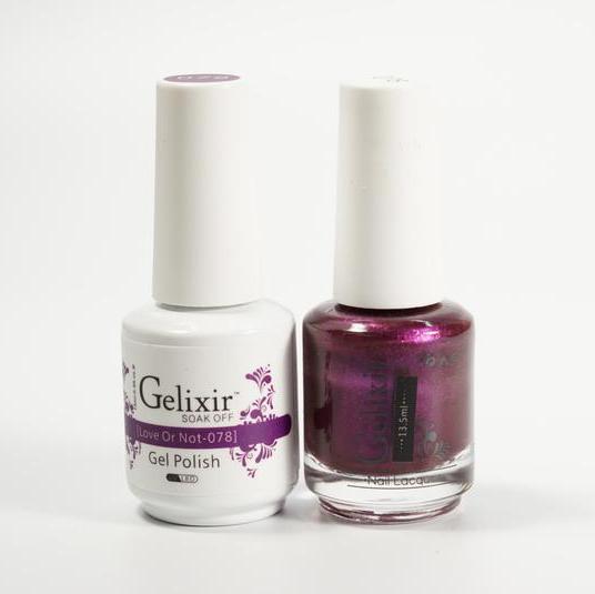 GELIXIR Duo Gel & Matching Polish -Love Or Not GL078
