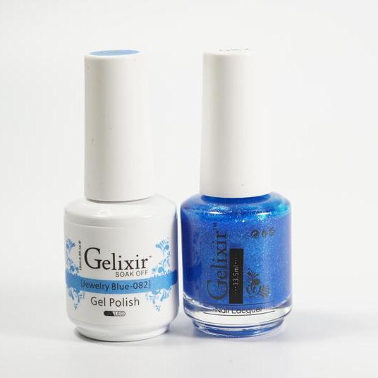GELIXIR Duo Gel & Matching Polish -Jewelry Blue GL082