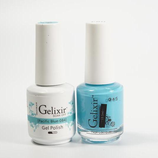 GELIXIR Duo Gel & Matching Polish-Pacific Blue GL084