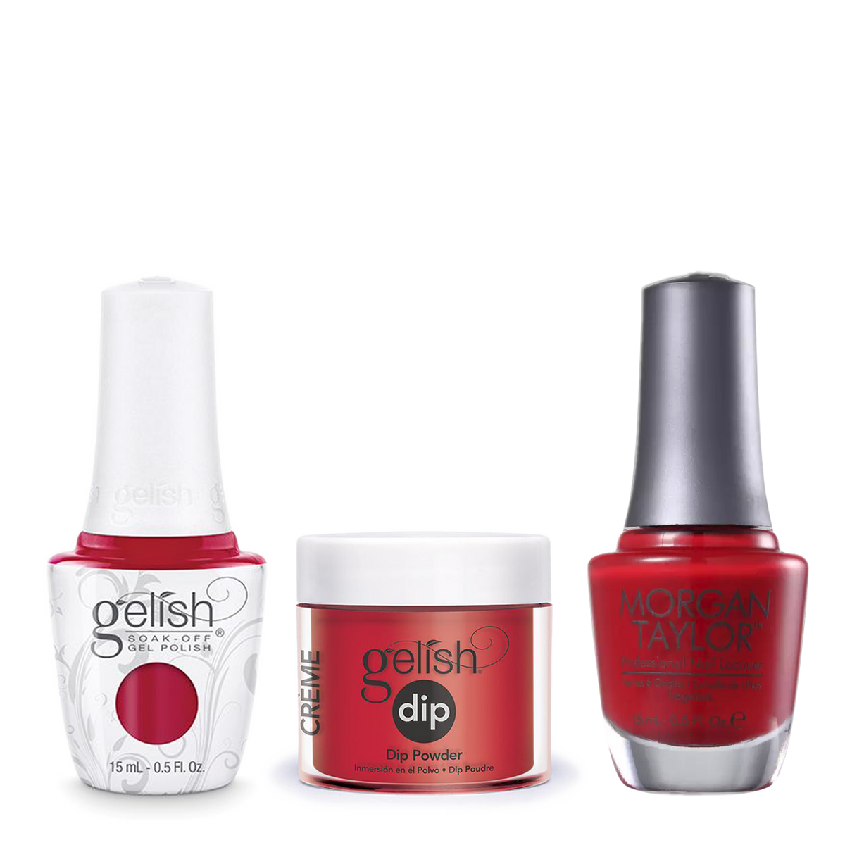 Gelish 3in1 Matching Trio – 861 Hot Rod Red
