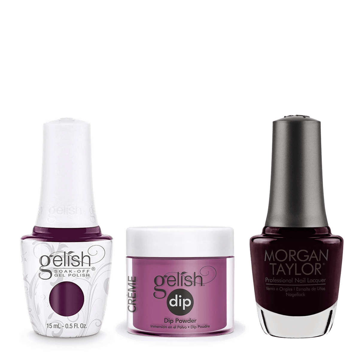 Gelish 3in1 Matching Trio – 866 Plum And Done