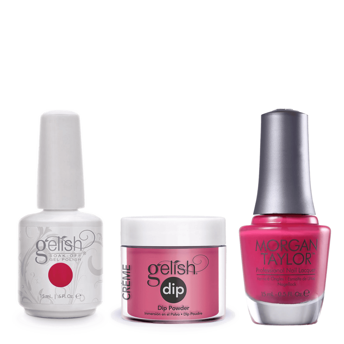 Gelish 3in1 Matching Trio – 887 All Dahlia-ed Up