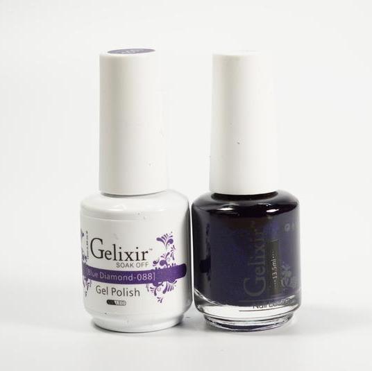 GGELIXIR Duo Gel & Matching Polish -Blue Diamond GL088