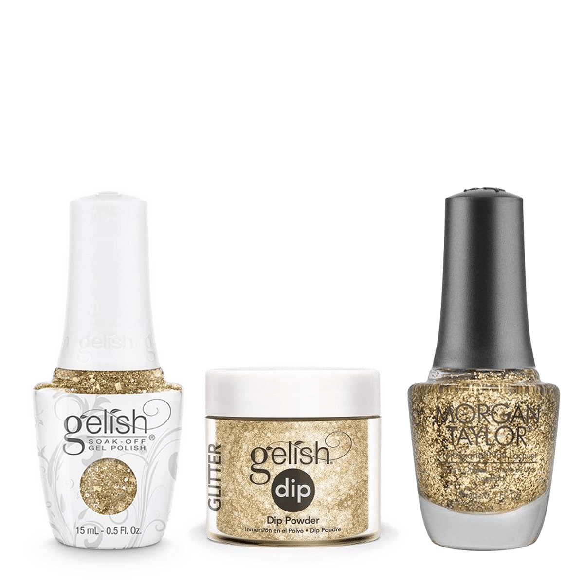Gelish 3in1 Matching Trio – 947 All That Glitters Is Gold