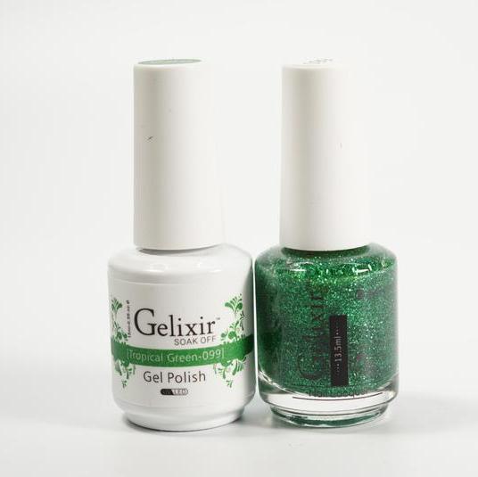 GELIXIR Duo Gel & Matching Polish -Green Fairly GL099