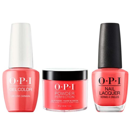 OPI 3in1 Matching Trio - A69 Live.Love.Carnival