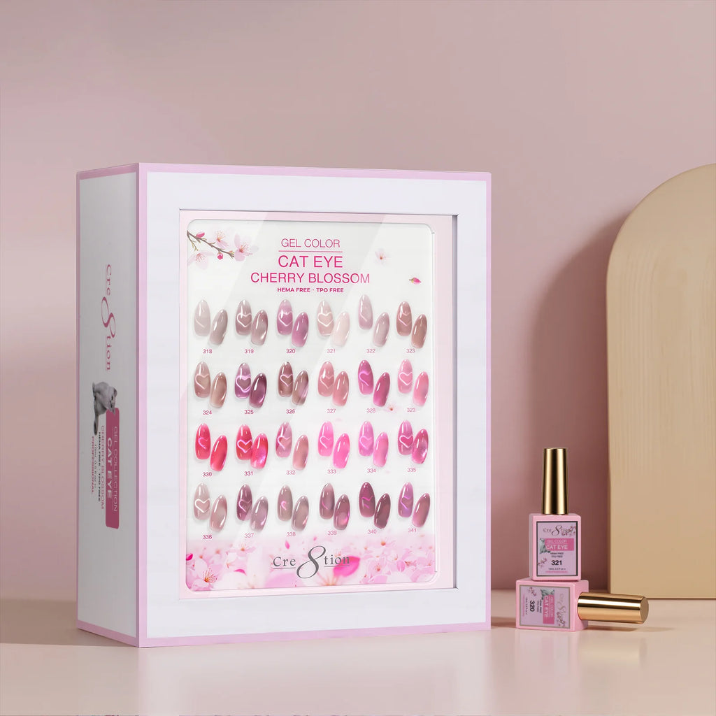 Cre8tion Cat Eye Cherry Blossom Kit - 24 Colors