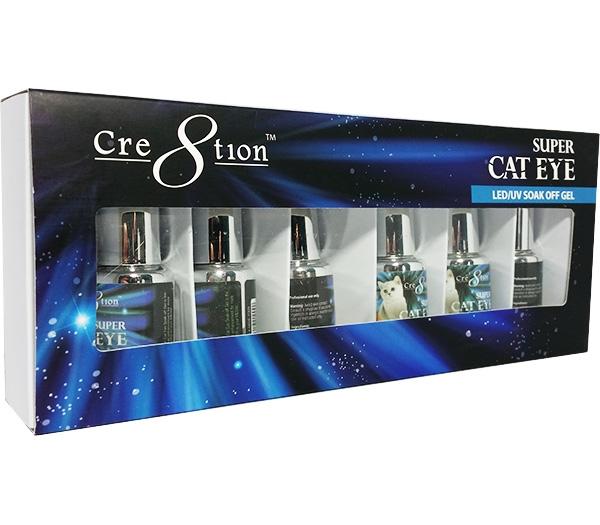 Cre8tion - Super Cat Eyes Gel Set of 6