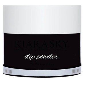 Kiara Sky Dip Powder D435 - Black To Black