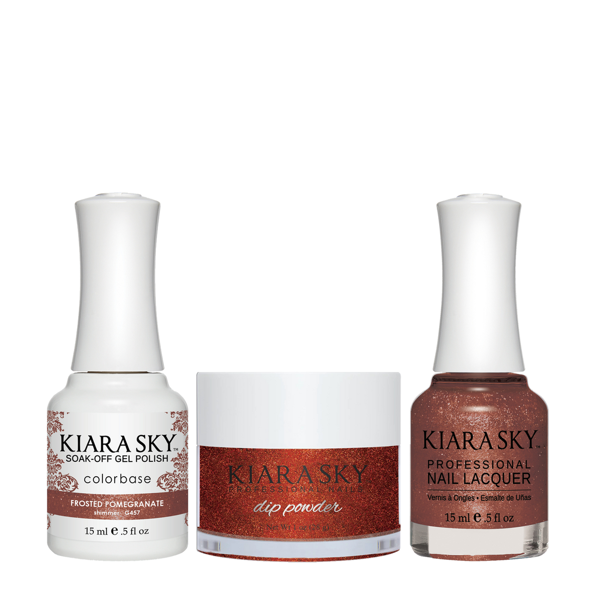 Kiara Sky 3in1 Matching Trio – DGL457 Frosted Pomegranate