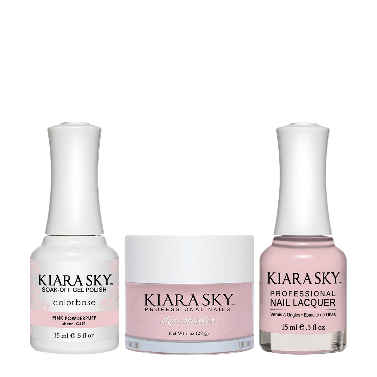 Kiara Sky 3in1 Matching Trio – DGL491 Pink Powderpuff