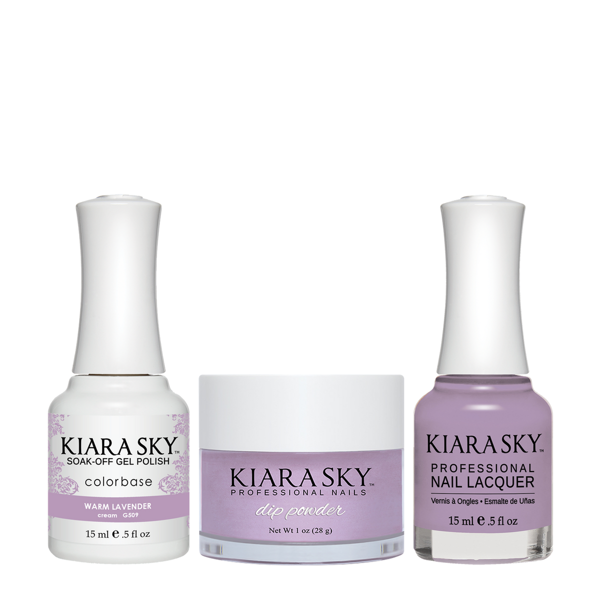 Kiara Sky 3in1 Matching Trio – DGL509 Warm Lavender