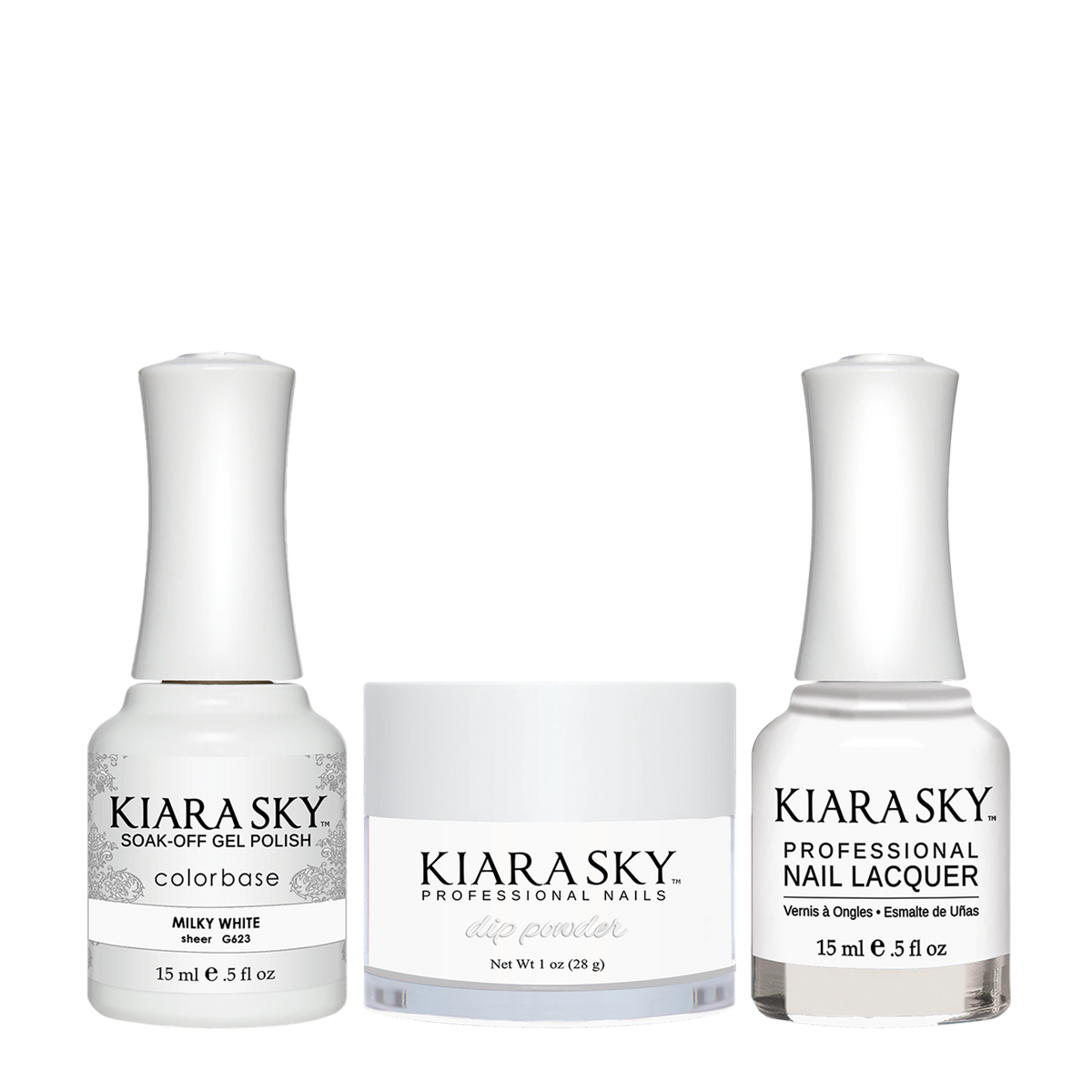 Kiara Sky 3in1 Matching Trio – DGL623 Milky White