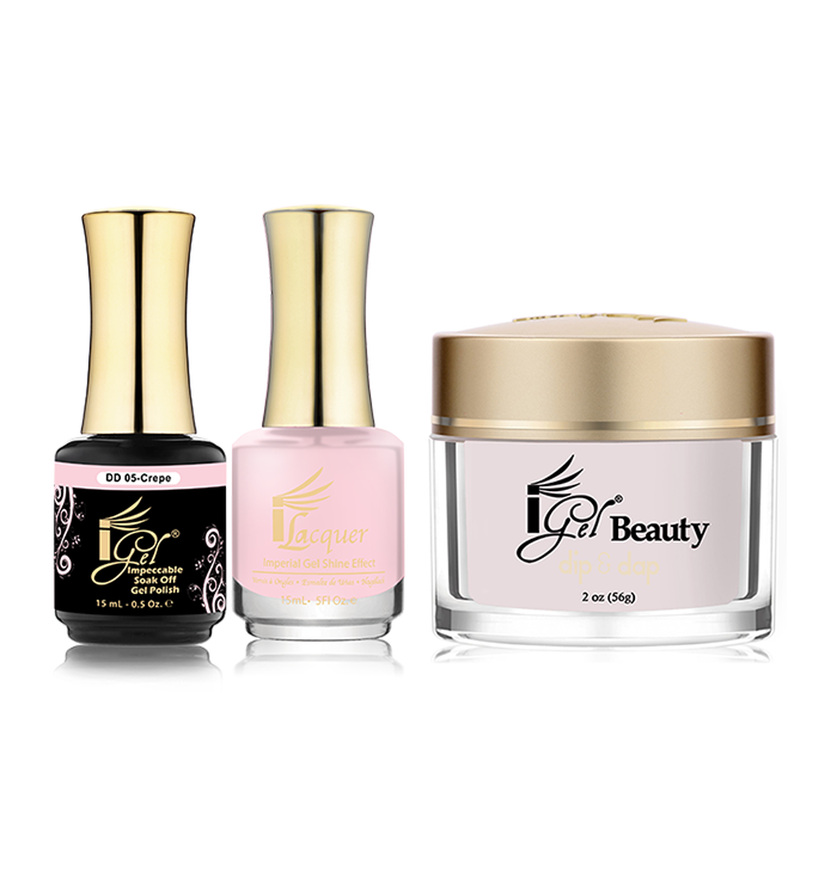 iGel Beauty 3in1 Matching Trio – DD05 Crepe