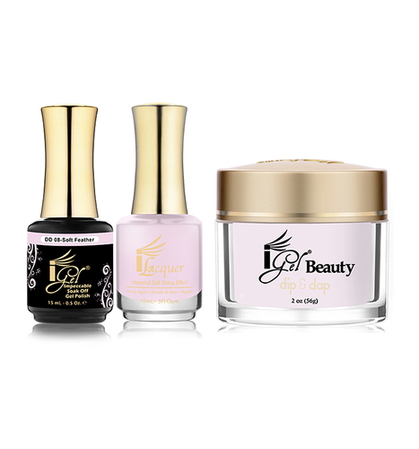 iGel Beauty 3in1 Matching Trio – DD08 Soft Feather