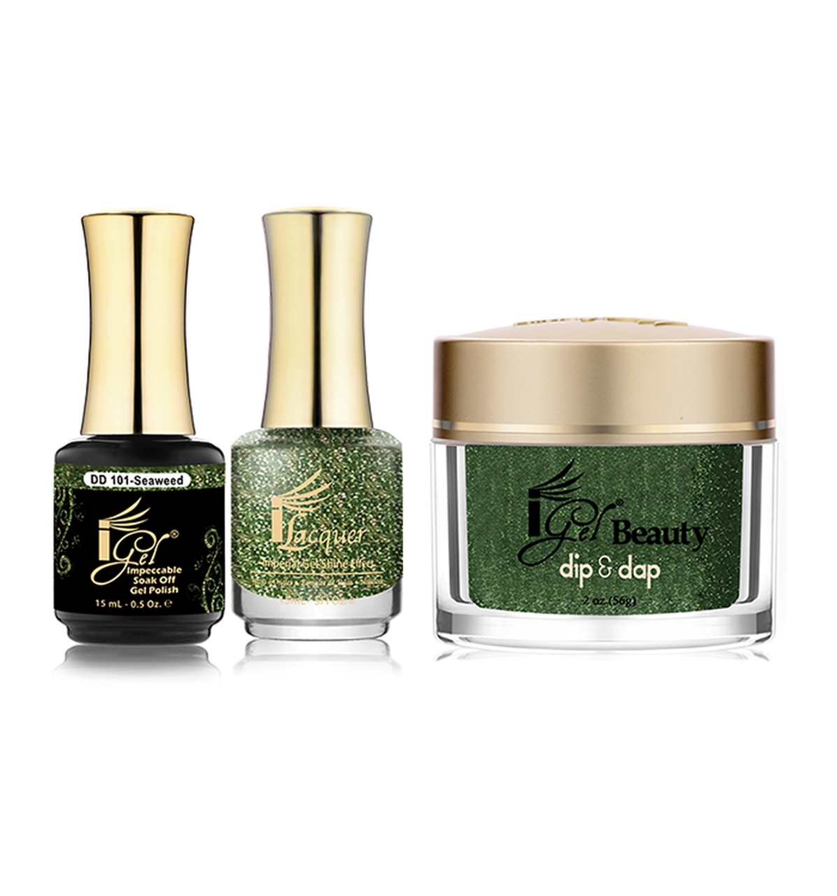 iGel Beauty 3in1 Matching Trio – DD101 Seaweed