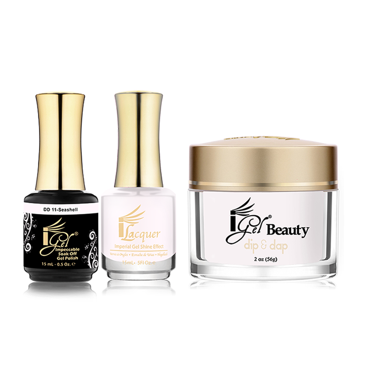 iGel Beauty 3in1 Matching Trio – DD11 Seashell