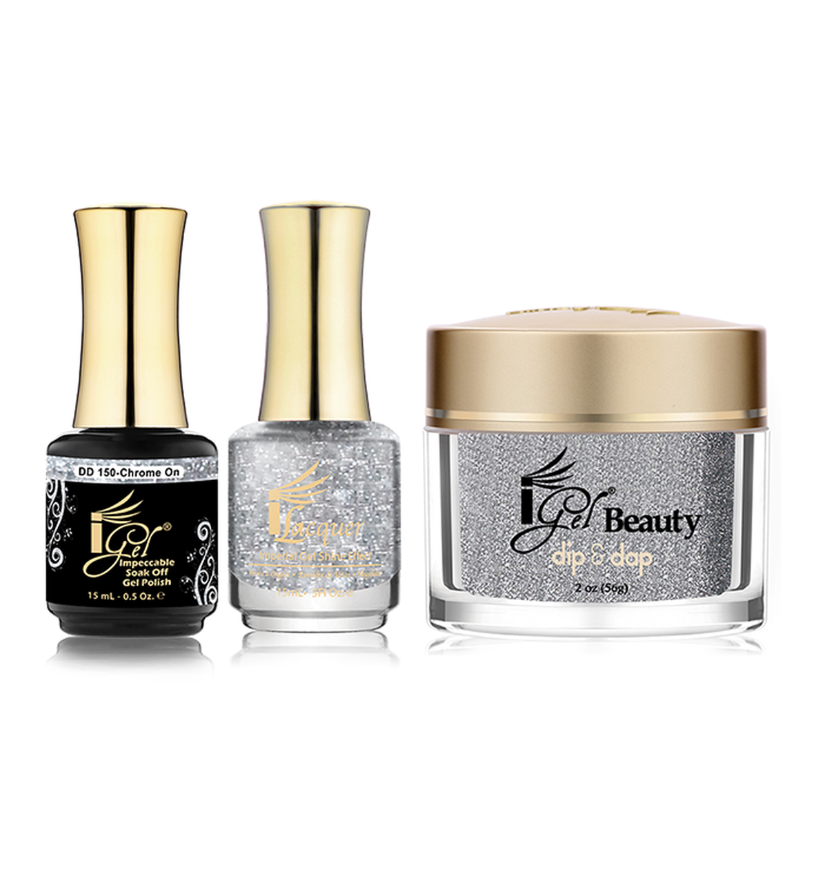 iGel Beauty 3in1 Matching Trio – DD150 Chrome On