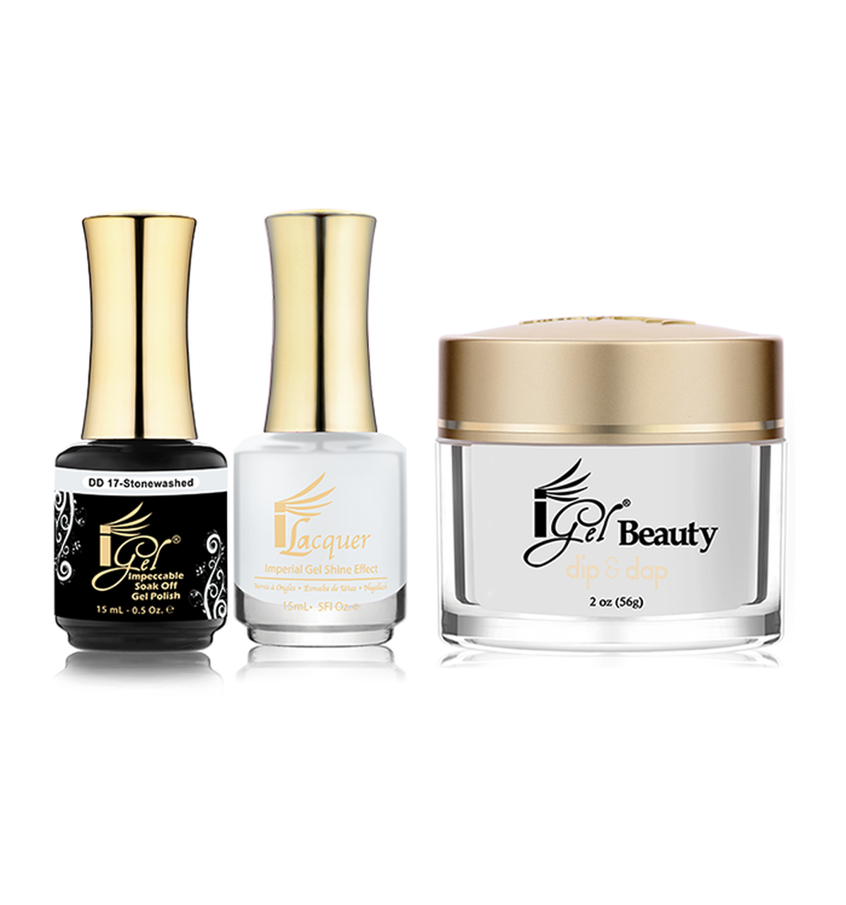 iGel Beauty 3in1 Matching Trio – DD17 Stonewashed
