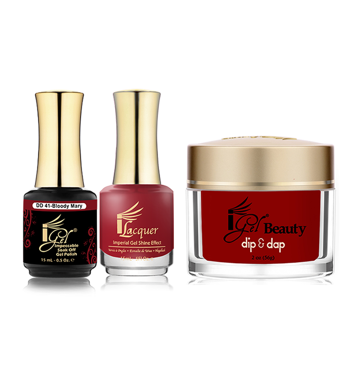 iGel Beauty 3in1 Matching Trio – DD41 Bloody Mary