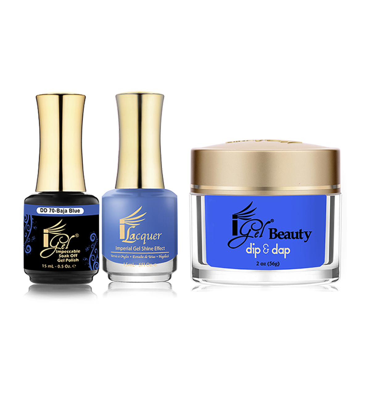 iGel Beauty 3in1 Matching Trio – DD70 Baja Blue