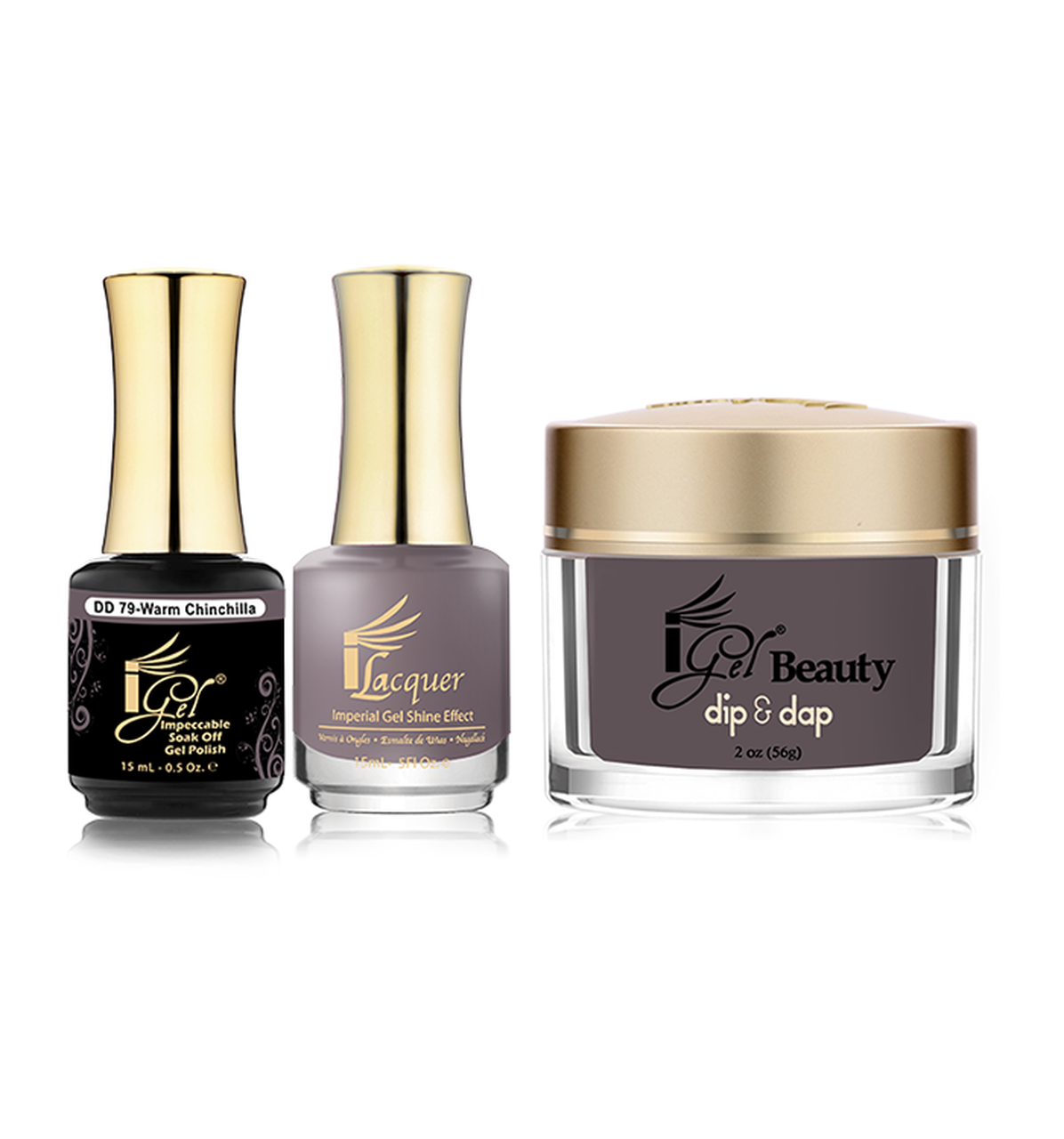 iGel Beauty 3in1 Matching Trio – DD79 Warm Chinchilla