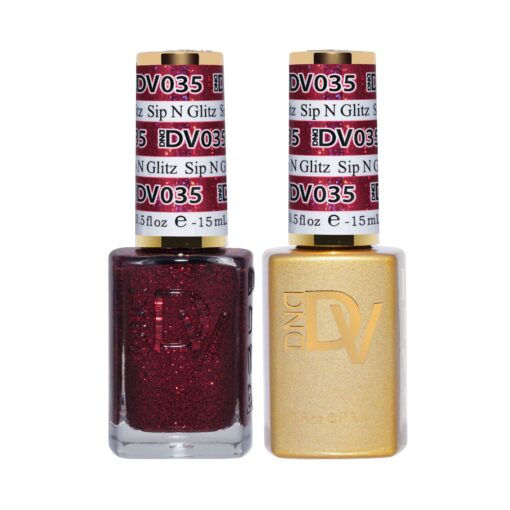 DIVA Duo Gel & Lacquer - 035 Sip N' Glitz
