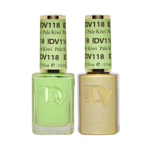 DIVA Duo Gel & Lacquer - 118 Pale Kiwi