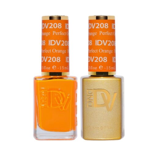 DIVA Duo Gel & Lacquer - 208 Perfect Orange