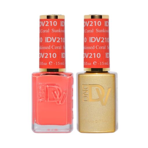 DIVA Duo Gel & Lacquer - 210 Sunkissed Coral