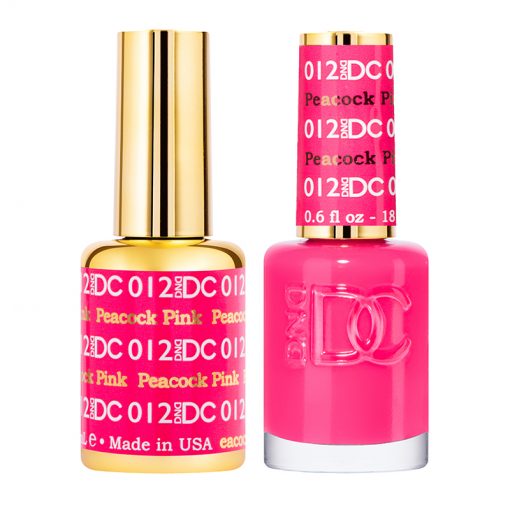 DND DC Duo Gel & Lacquer - 012 Peacock Pink