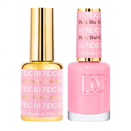 DND DC Duo Gel & Lacquer - 017 Pink Bubblegum