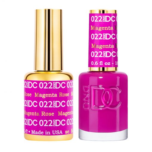 DND DC Duo Gel & Lacquer - 022 Magenta Rose