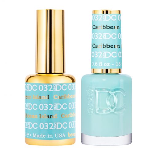 DND DC Duo Gel & Lacquer - 032 Caribbean Island