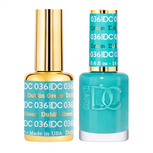 DND DC Duo Gel & Lacquer - 036 Dublin Green
