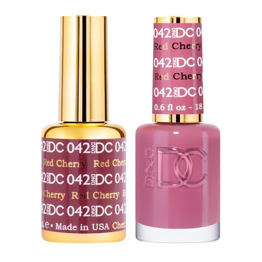 DND DC Duo Gel & Lacquer - 042 Red Cherry