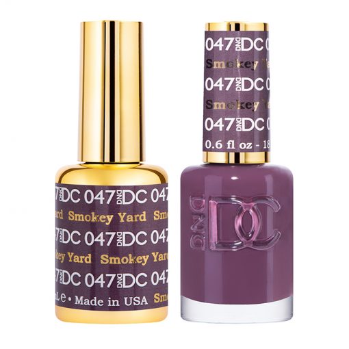 DND DC Duo Gel & Lacquer - 047 Smokey Yard